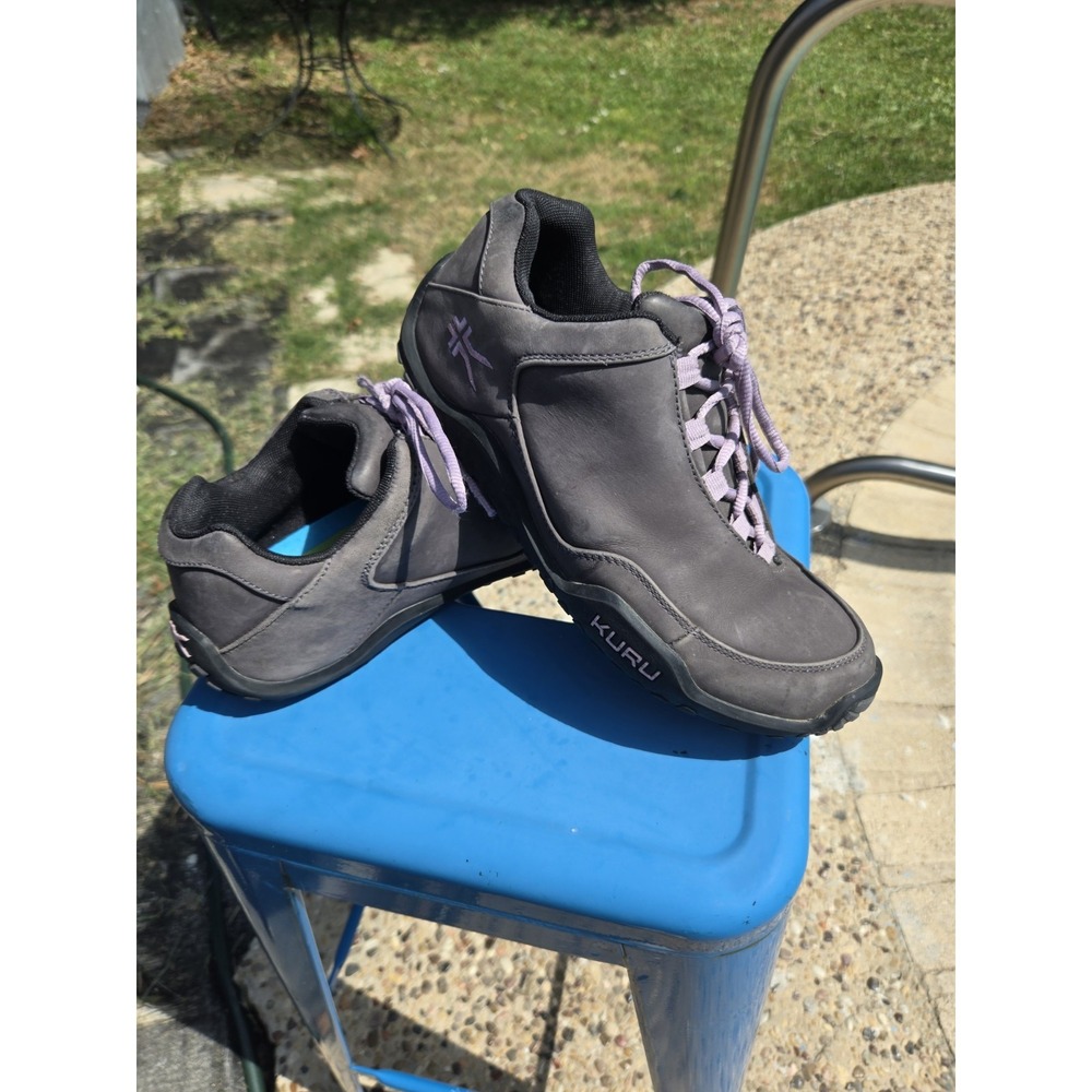 Kuru Chicane Womens Hiking Shoes Sz 9W Trail Running Gray Nubuck Lace Up Shoes